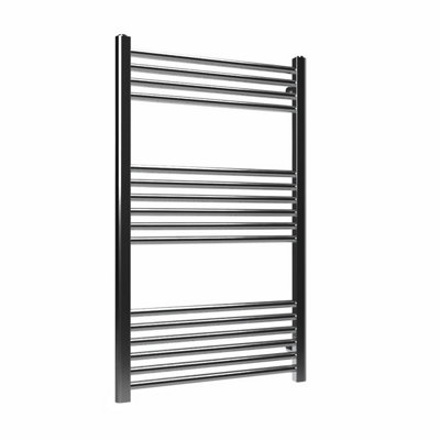 Lux Heat Chrome Ladder Towel Radiator 1000mm (H) x 600mm (W)