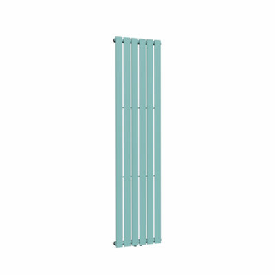 Lux Heat Flat Coloured Vertical Radiator Caribbean Sea 1800mm x 420mm ...