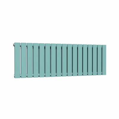 Lux Heat Flat Horizontal Coloured Radiator Caribbean Sea 600mm x 1190mm ...