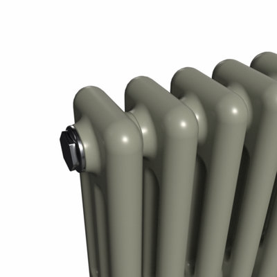 Lux Heat Vertical Coloured Column Radiator - Dark Sage - 1500mm x 560mm ...