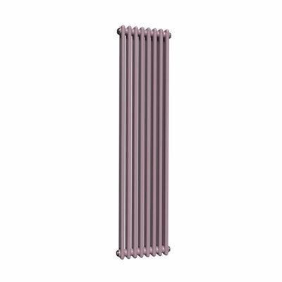 Lux Heat Vertical Coloured Column Radiator Lavender Mist 1500mm x 380mm ...