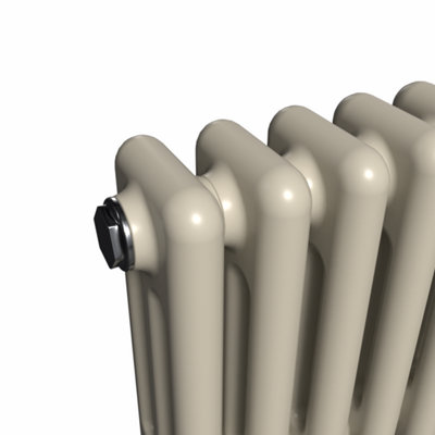 Lux Heat Vertical Coloured Column Radiator Moon Dust 1800mm x 290mm (3 ...