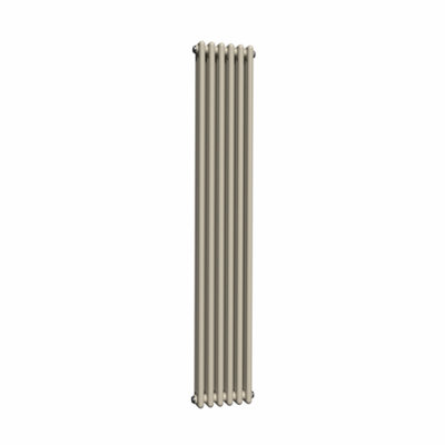Lux Heat Vertical Coloured Column Radiator Moon Dust 1800mm x 290mm (3 ...