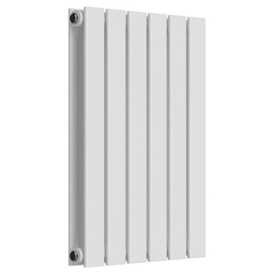 Lux Heat White Flat Horizontal Double Panel Designer Radiator 600mm (H) x 420mm (W)