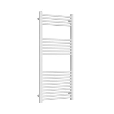 Lux Heat White Ladder Towel Radiator 1200mm (H) x 600mm (W)