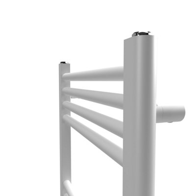 Lux Heat White Ladder Towel Radiator 1200mm (H) x 600mm (W)