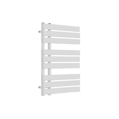 Lux Heat White Open-Flat Designer Towel Radiator 800mm (H) x 600mm (W)