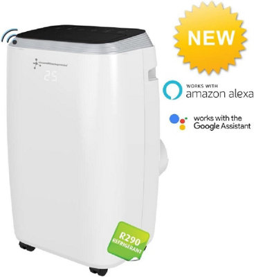 LuxAir Portable Smart Air Conditioning Unit Cooling 9000 BTU 30m2 Area Compatible with Alexa & Google - 3