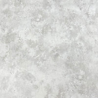 Luxe Collection Concrete Heavyweight Vinyl Wallpaper Greige / Silver World of Wallpaper WOW092