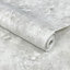 Luxe Collection Concrete Heavyweight Vinyl Wallpaper Greige / Silver World of Wallpaper WOW092