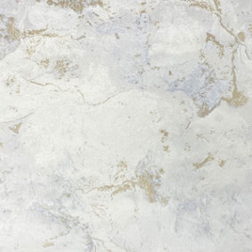Luxe Collection Marble Heavyweight Vinyl Wallpaper White / Gold World of Wallpaper WOW090