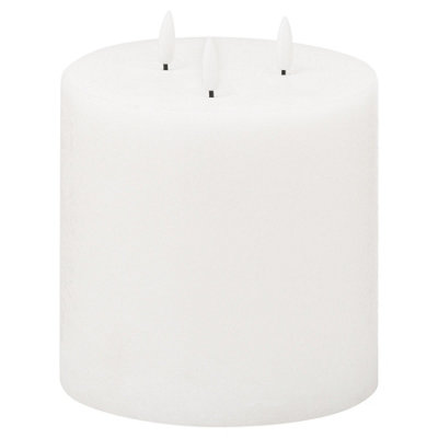 Luxe Collection Natural Glow 6x6 LED White Candle