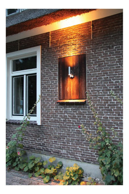 Luxform 230v Eden Wall Light Stainless Steel Pir - 3
