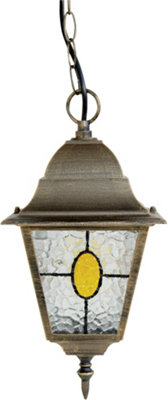 Luxform 230v Richmond Chain Lantern Bronze