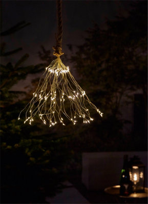 Luxform Indoor & Outdoor Battery Operated Hemp Rope Light with Branch