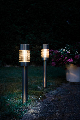 Luxform LED Solar Torino Post Light - Pack of 2