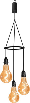 Luxform Lighting Flow Battery Powered Pendulum 3x Hanging Lights with 24 hour Timer