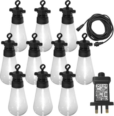 Luxform Lighting Hawaii 24V 10 Pack Festoon Lights with Warm White Bulbs