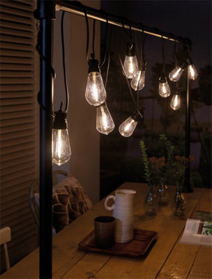 Luxform Lighting Hawaii 24V 10 Pack Festoon Lights with Warm White Bulbs