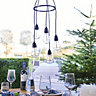 Luxform Lighting Hubble Battery Powered Pendant 5 x Hanging Lights with 24 Hour Timer