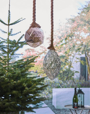 Luxform Lighting Indoor & Outdoor Battery Operated Hemp Rope Light with Pine Cones - 3