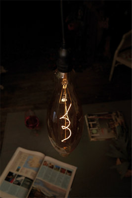 Luxform Lighting Indoor & Outdoor  Eclipse Battery Powered Pendulum Hanging Light with 24 hour Timer