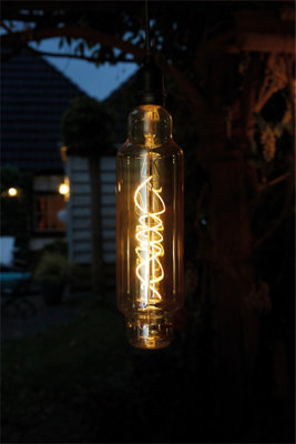 Luxform Lighting Indoor & Outdoor Tube Battery Powered Pendulum Hanging Light with 24 hour Timer - 4