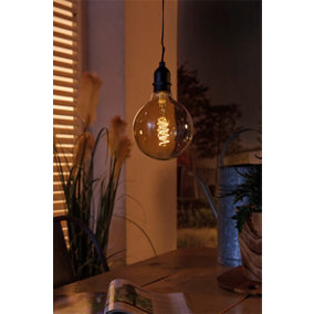 Luxform Lighting Volta Battery Powered Hanging Light with On/Off Switch and 24 Hour Timer