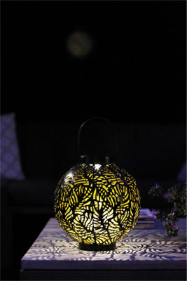 Luxform Solar Samba Table Led Lantern Black/Copper