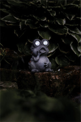 Luxform Solar Stone Frog Led Light