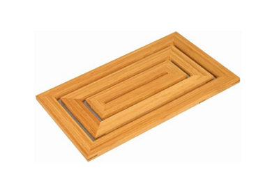 Luxurious Bamboo Duckboard Shower Bath Mat 58 x 35cm Price Comparisons | Compare The Build