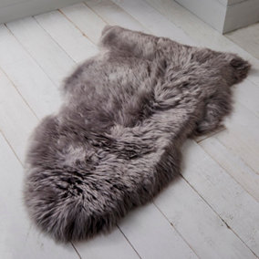 Luxurious Grey Sheepskin Rug XXL
