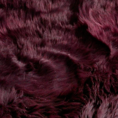 Luxurious Purple Sheepskin Rug XXL