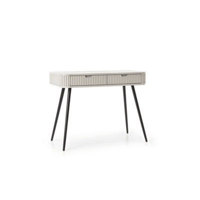 Luxurious Zova Desk H800mm W1030mm D490mm in Cashmere - Opulent Work Sanctuary