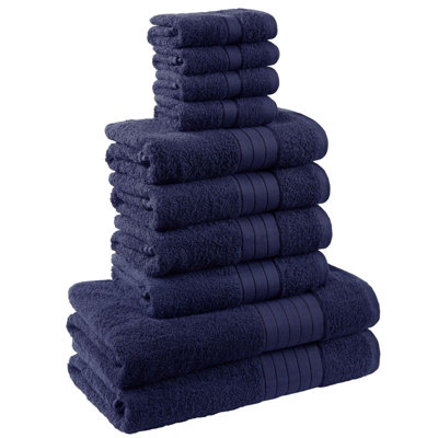 Luxury 100% Cotton 10 Piece Bathroom Towel Bale Set Price Comparisons | Compare The Build