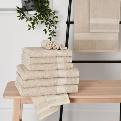 Luxury 100% Cotton 12 Piece Bathroom Towel Bale Set Price Comparisons | Compare The Build