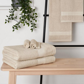 Luxury 100% Cotton 6 Piece Bathroom Towel Bale Set