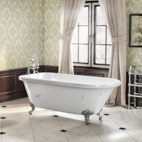 Luxury 1470mm Traditional Single Ended Bath