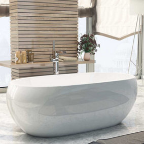 Luxury 1660mm Modern Double Ended Bath