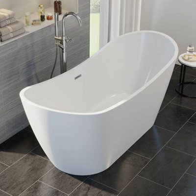 Luxury 1800mm Modern Double Ended Bath - 4
