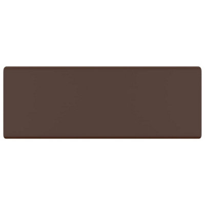 Luxury Basin Overflow Square Matt Dark Brown 41x41 cm Ceramic