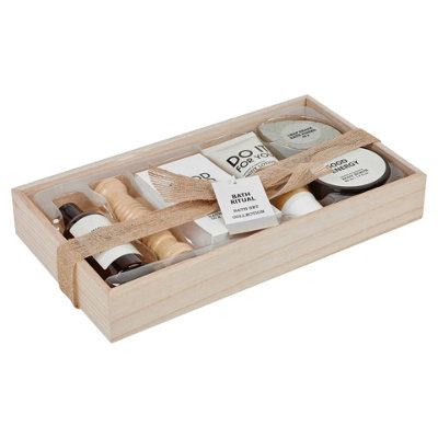 Luxury Bath and Shower Ritual Set with Body Scrub Salts and Wellness ...
