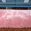 Luxury Blush Pink Super Thick Shaggy Area Rug 160x230cm