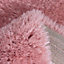Luxury Blush Pink Super Thick Shaggy Area Rug 160x230cm