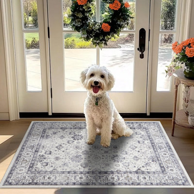 Luxury cashmere Rug Super Soft Hallway Area Floor Mat