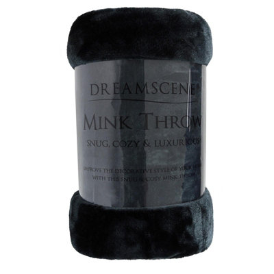 Luxury Faux Fur Large Mink Fleece Throw Blanket