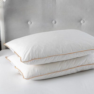 Luxury Goose Feather And Down Pillow (Pair) DIY at B&Q