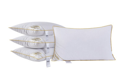 Luxury Goose Feather and Down Pillow - Set of 4
