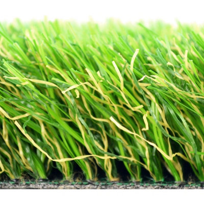 Luxury Green 40mm Super Soft Outdoor Artificial Grass, Perfect Grass For Kids & Pets-7m(23') X 4m(13'1")-28m²