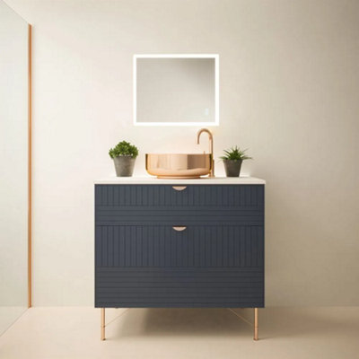 Luxury Illuminated LED Mirror Touch Sensor Dimmable Vertical or Horizontal